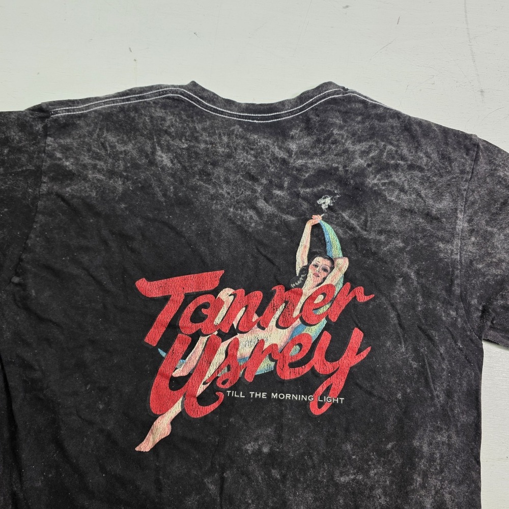 Tanner Usrey Till The Morning Light T-Shirt Mens Black Country Music Merch VG - Picture 5 of 7